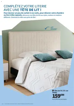  | Page: 36 | Produits: Tête de lit, Lit, Prise, Literie