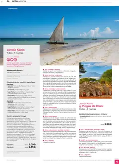 Vista previa Viajes El Corte Inglés Africa y Oriente Medio válido desde el 01.01.2026 | Página: 34 | Productos: Agua mineral