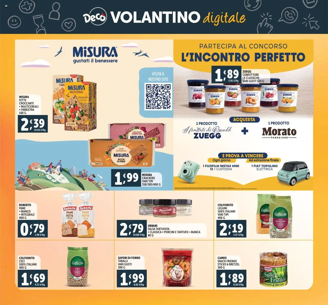 Volantino Decò del 23.09.2025 | Pagina: 26 | Prodotti: Legumi, Bretzel, Pane, Salsa
