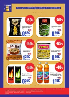 Kubas leidinys galioja nuo 09.03.2026 | Puslapis: 2 | Prekių: Energinis gėrimas, Arbata, Traškučiai