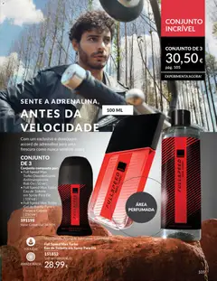 Pré-visualização Full Speed Max Turbo Eau de Toilette em Spray Para Ele, Eau de Toilette em Spray Para Ele 100 ml válido de 01.03.2026 | Página: 117