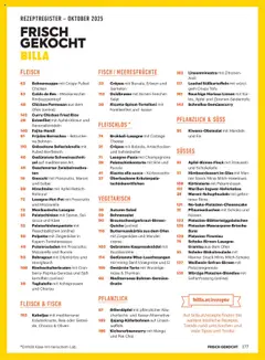 Billa Frisch Gekocht ab 01.10.2025 gültig | Seite: 172 | Produkte: Eis, Erbsen, Ofen, Szeder