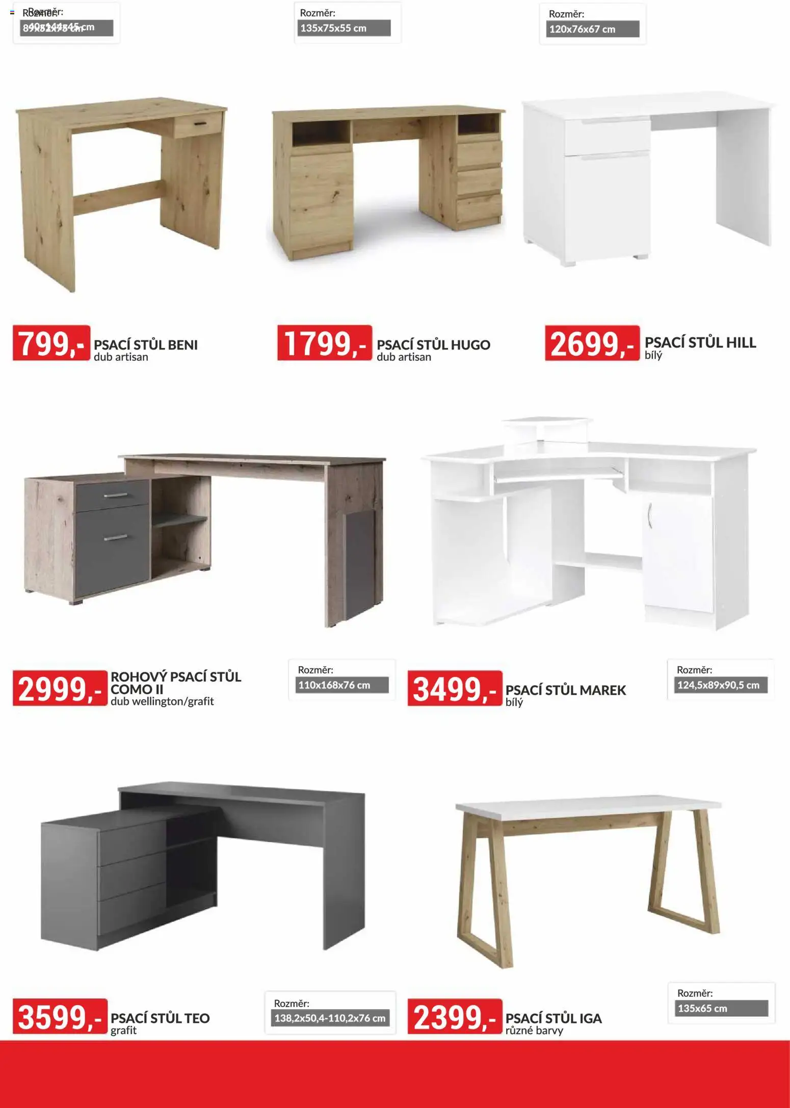 BAUMAX leták - Bydlení na míru podle vašeho stylu od 01.02.2026 | Strana: 61 | Produkty: Stůl, Barvy, Psací stůl