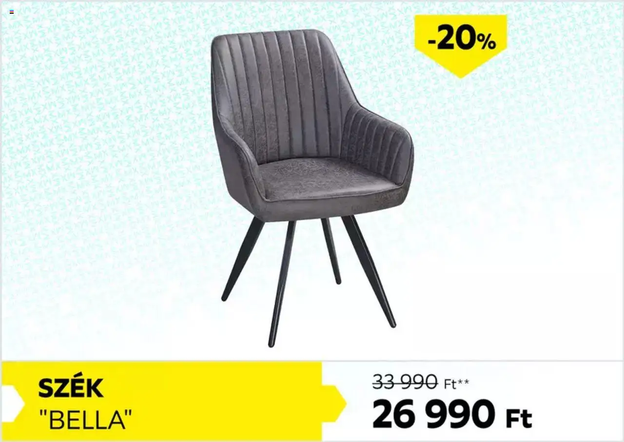 Möbelix akciós ujság - amely érvényes a következő dátumtól: 18.09.2025 | Oldal: 4 | Termékek: Szék