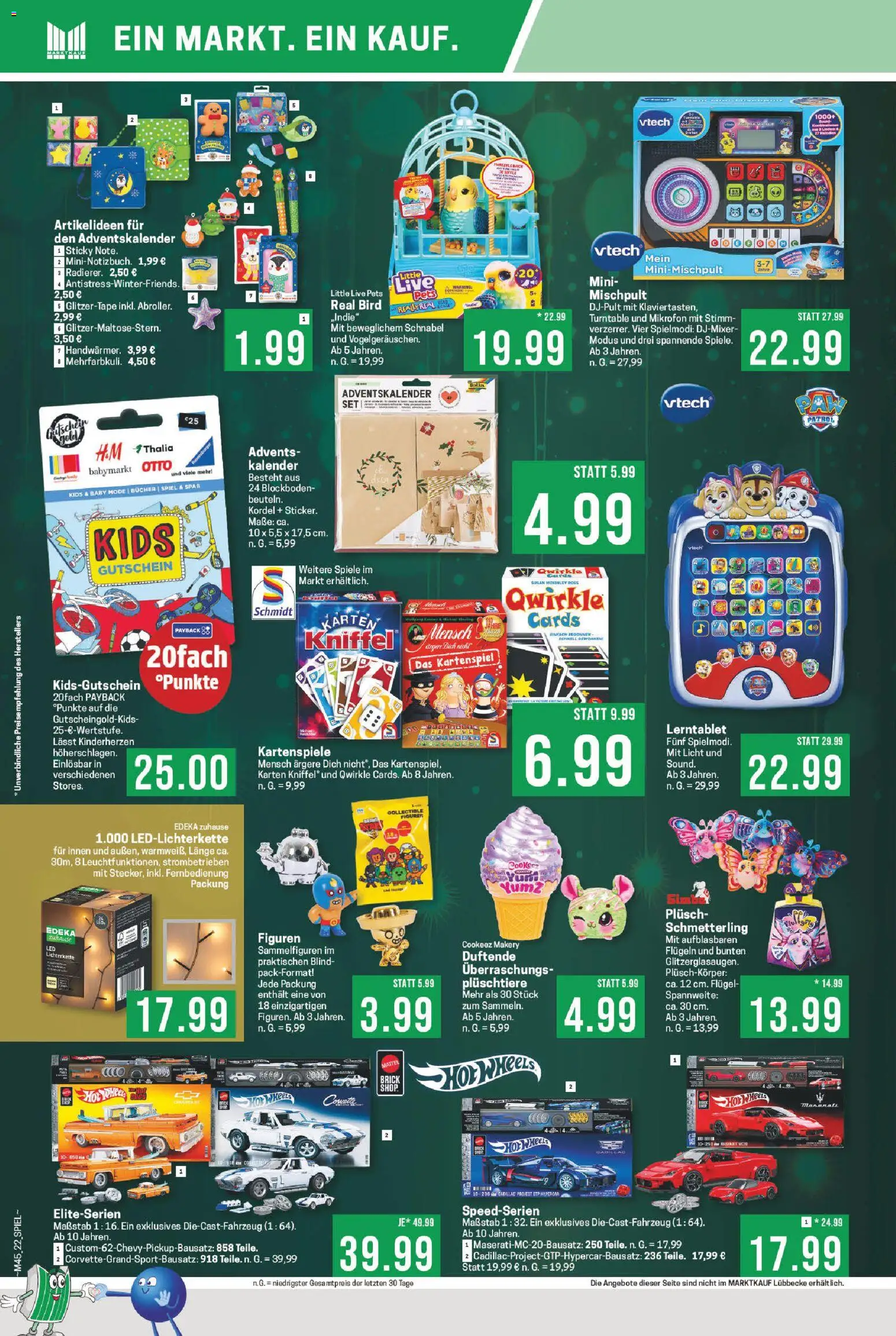 Marktkauf Prospekt 	 – gültig ab 03.11.2025 | Seite: 22 | Produkte: Spiel, Mikrofon
