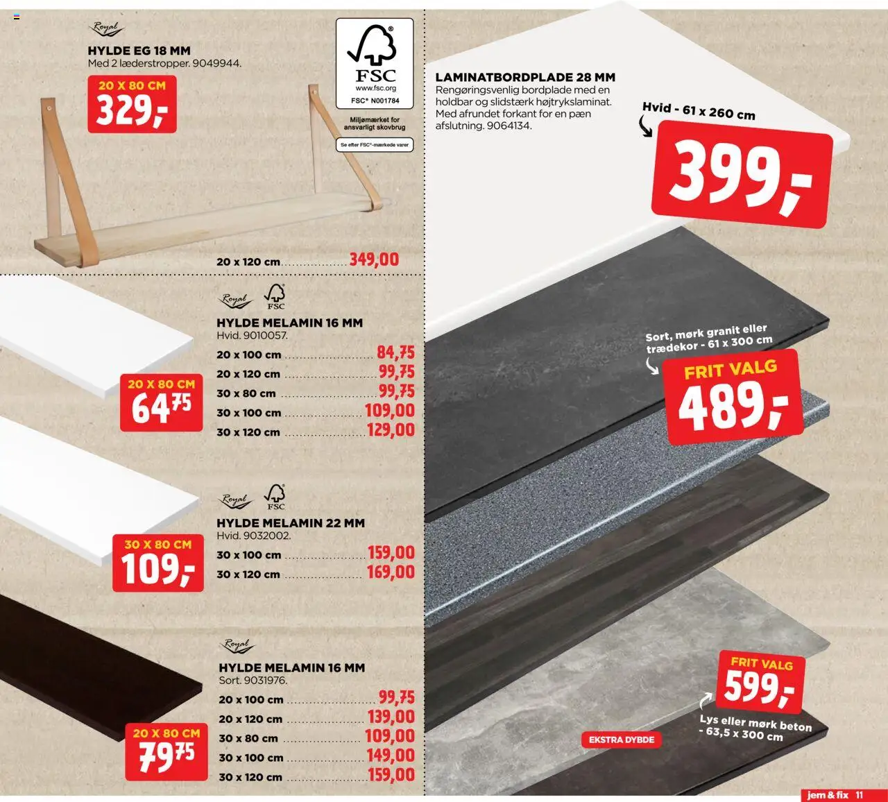 Jem & fix tilbudsavis – gyldig fra 19.10.2025 | Side: 11 | Produkter: Hylde