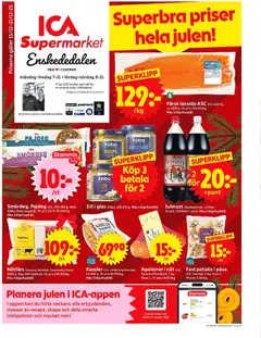 ICA Supermarket - Enskededalen - Förhandsvisning av reklamblad från butik ICA Supermarket aktuell från 15.12.2025