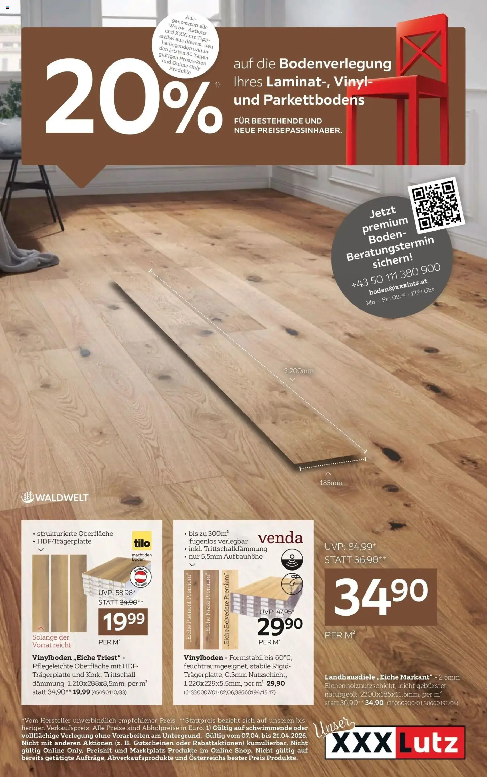 XXXLutz Outdoor Teppich gültig ab 06.04.2026 | Seite: 1 | Produkte: Uhr
