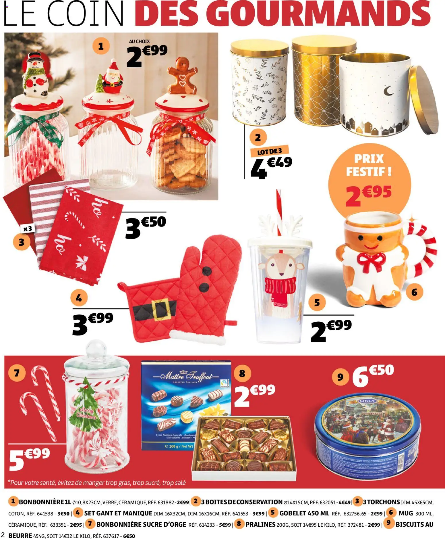 {H1} | Page: 16 | Produits: Sucre, Beurre, Biscuits