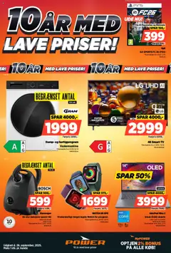Power - 10 år med lave priser! gyldig fra 26.09.2025