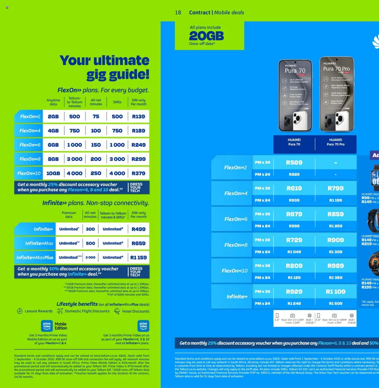 New Telkom catalogue – valid from 01.09.2025 | Page: 14 | Products: Dress, Data, Sim, Camera