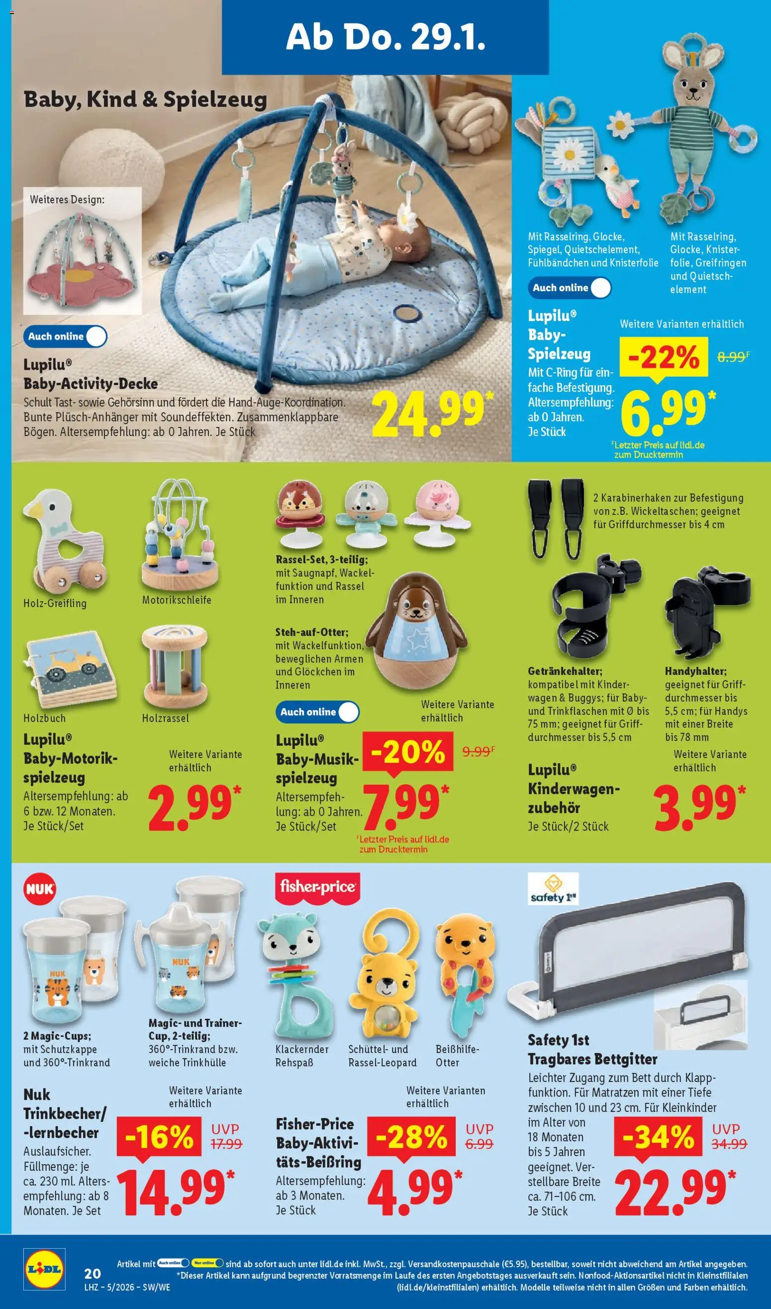 Lidl Prospekt Gundelsheim – gültig ab 26.01.2026 | Seite: 40 | Produkte: Bett