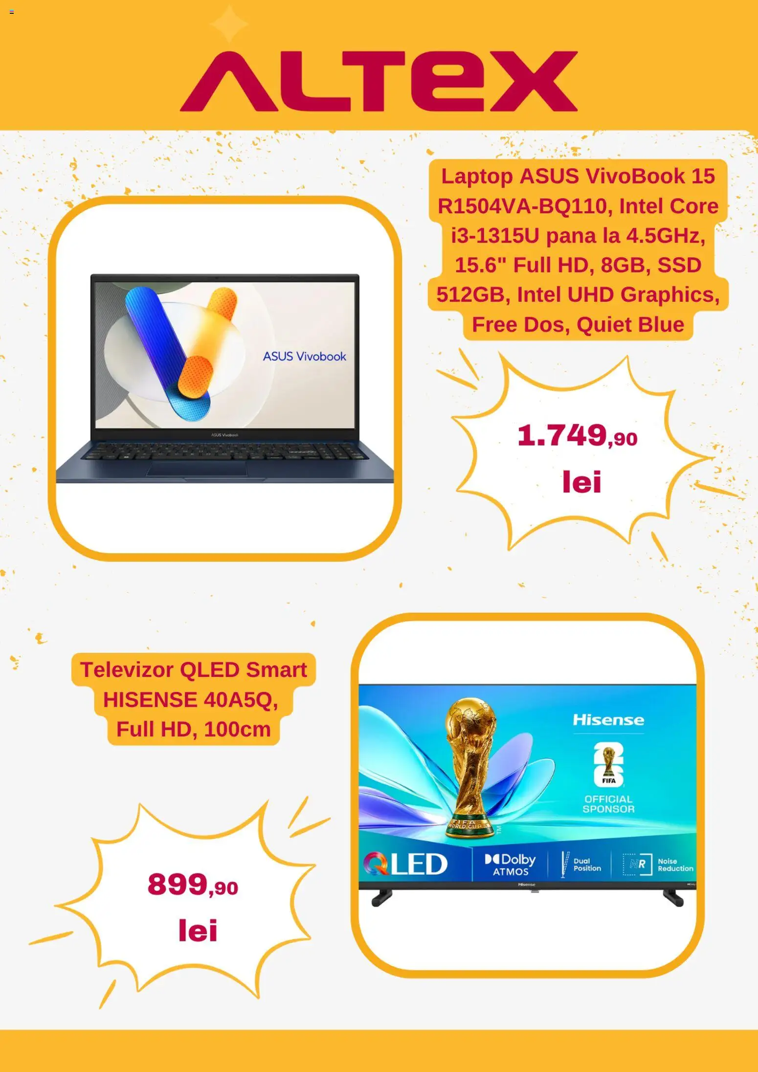 Noul catalog Altex – valabil de la 09.04.2026 | Pagină: 3 | Produse: Laptop, Televizor