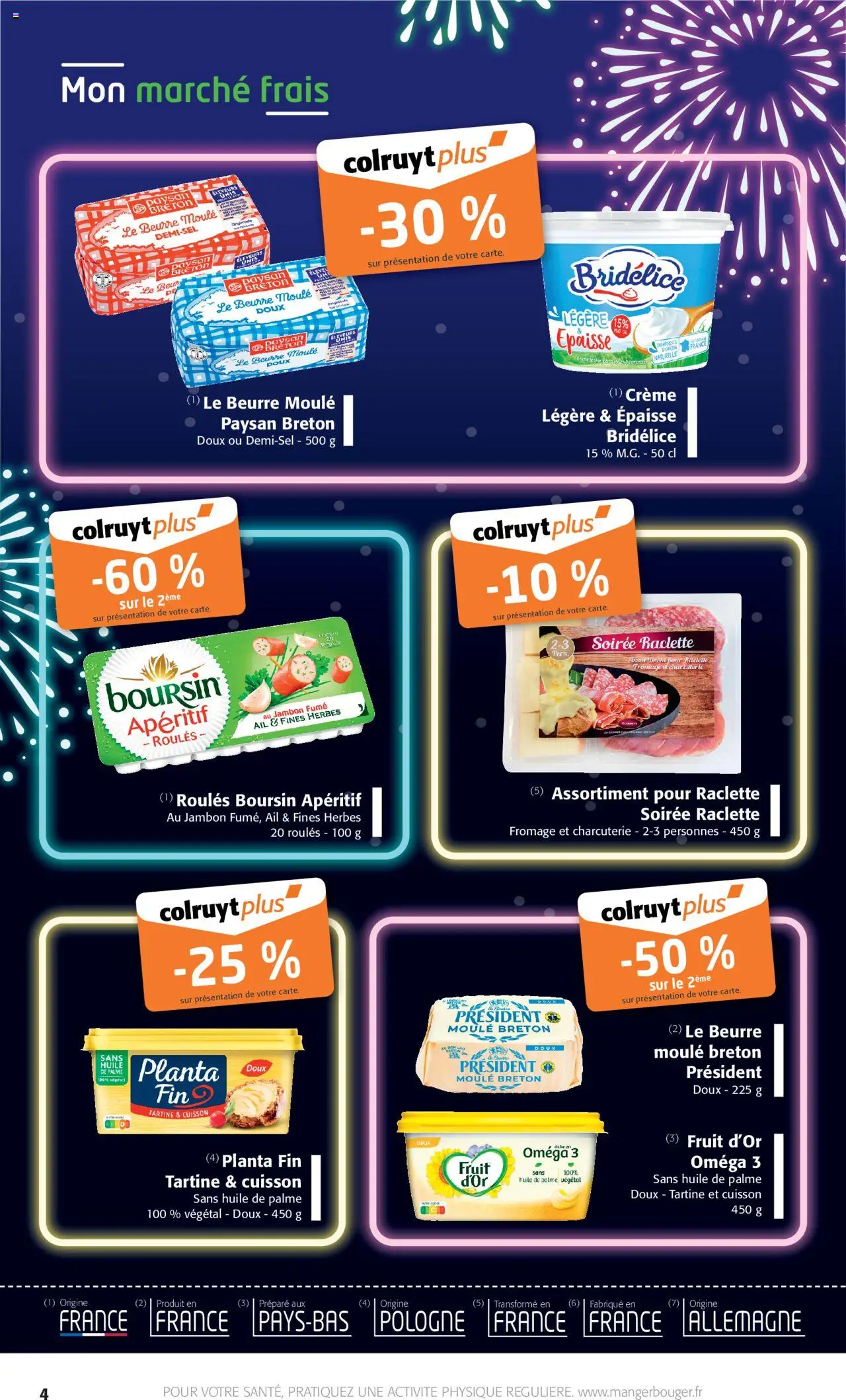 {H1} | Page: 4 | Produits: Ail, Fromage, Beurre doux, Crème