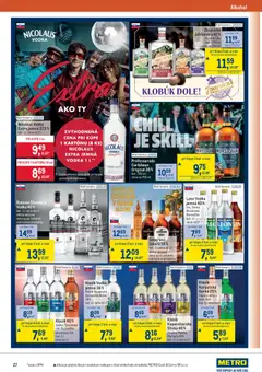 Metro leták platný od 25.03.2026 | Strana: 27 | Produkty: Borovička, Gin, Vodka, Alkohol