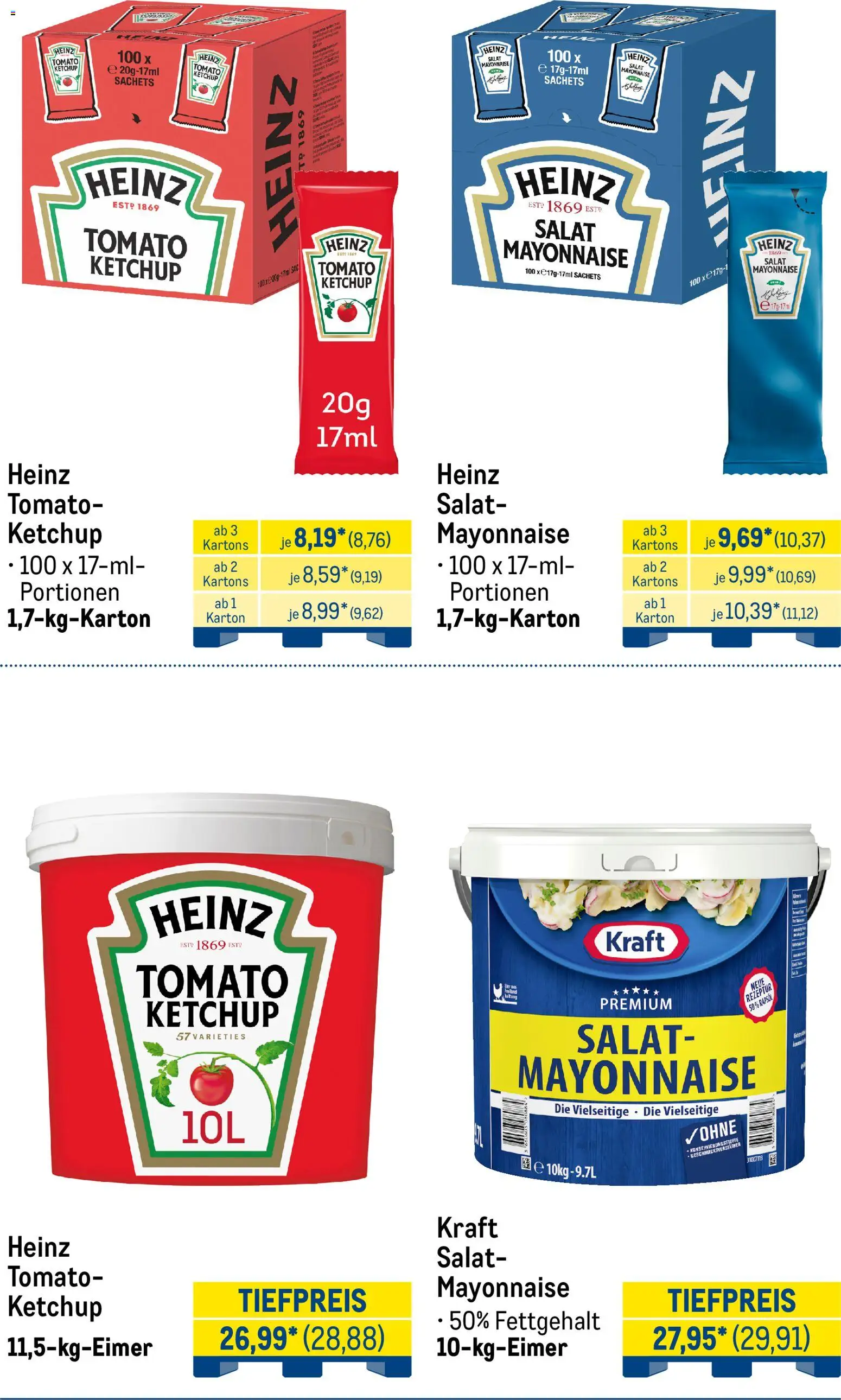 Metro Monats-Menü – gültig ab 01.03.2026 | Seite: 12 | Produkte: Rapsöl, Heinz ketchup, Ketchup, Salat