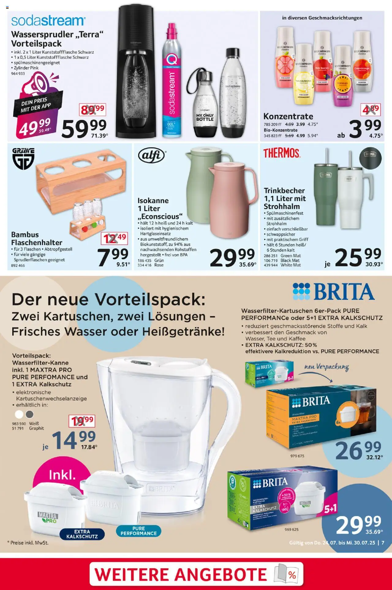 Selgros  Non Food - gültig ab dem 24.07.2025 | Seite: 7 | Produkte: Kaffee, Wasser, Tee, Sodastream