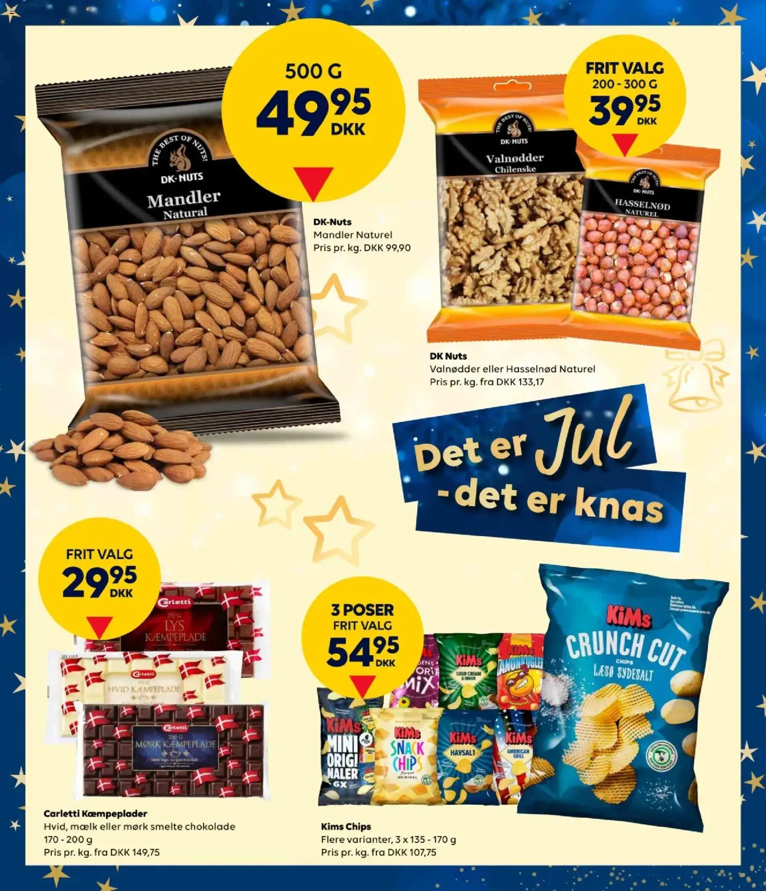 Bordershop tilbudsavis – gyldig fra 05.11.2025 | Side: 24 | Produkter: Mælk, Valnødder, Chips, Mandler