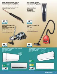 KTC katalog | vrijedi od 14.08.2025 | Stranica: 7 | Proizvodi: Usisavač, Klima, Baterije, Kabel