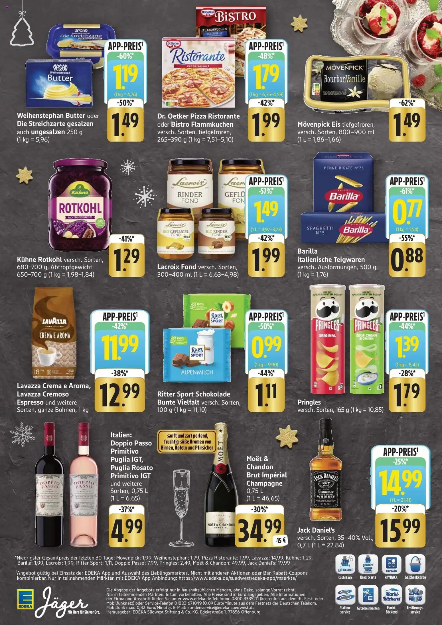 Edeka prospekt Stuttgart-Degerloch	 – gültig ab 15.12.2025 | Seite: 2 | Produkte: Ristorante, Butter, Weihenstephan butter, Eis