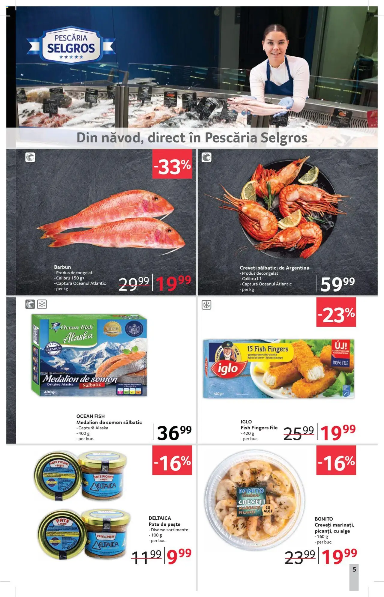 Catalog Selgros - Magazine Mici – valabil de la 25.07.2025 | Pagină: 5 | Produse: Pate, Pește