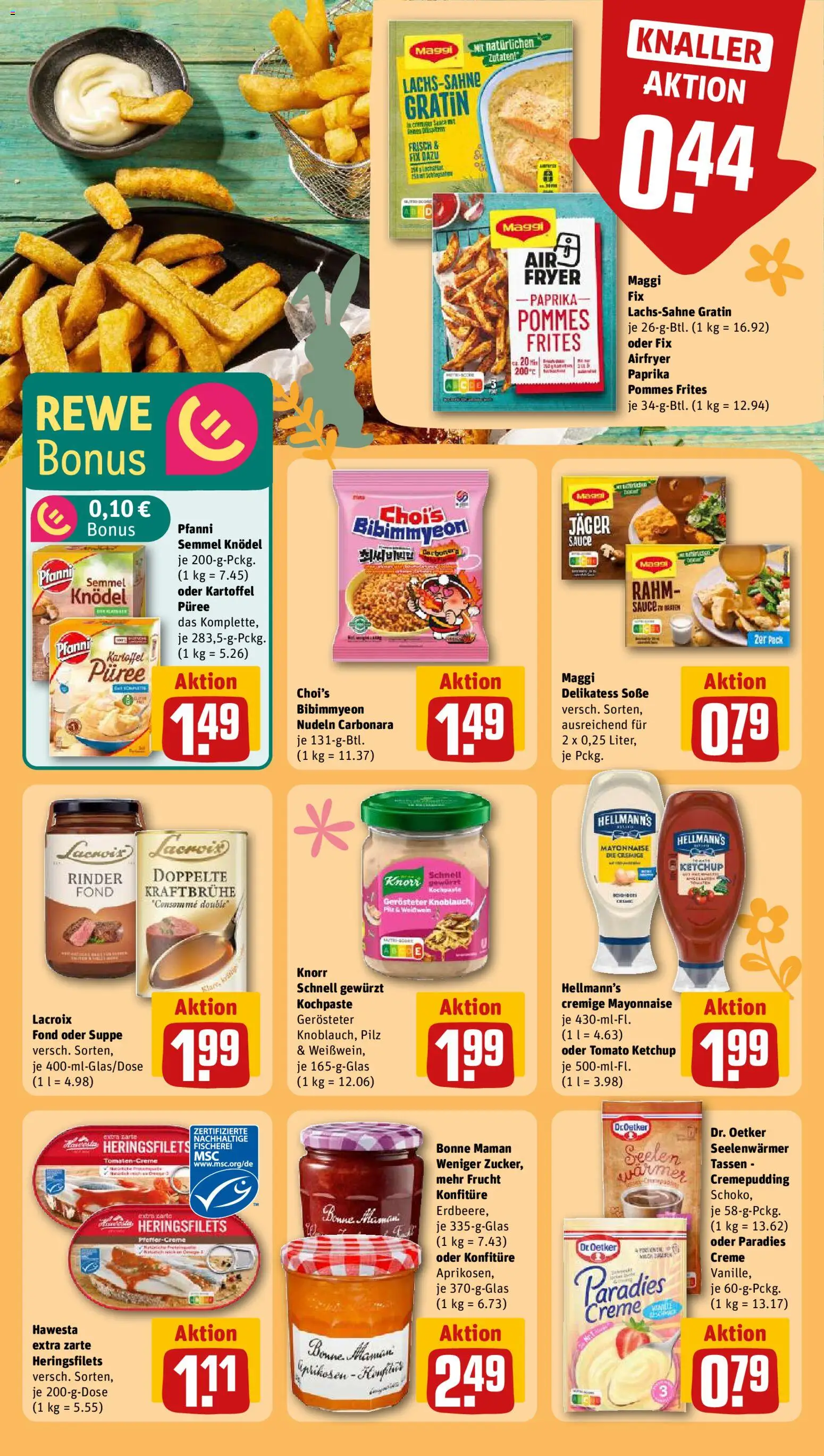 Rewe ihr Kaufpark Prospekt 	 – gültig ab 23.03.2026 | Seite: 24 | Produkte: Maggi, Pommes frites, Ketchup, Bonne maman