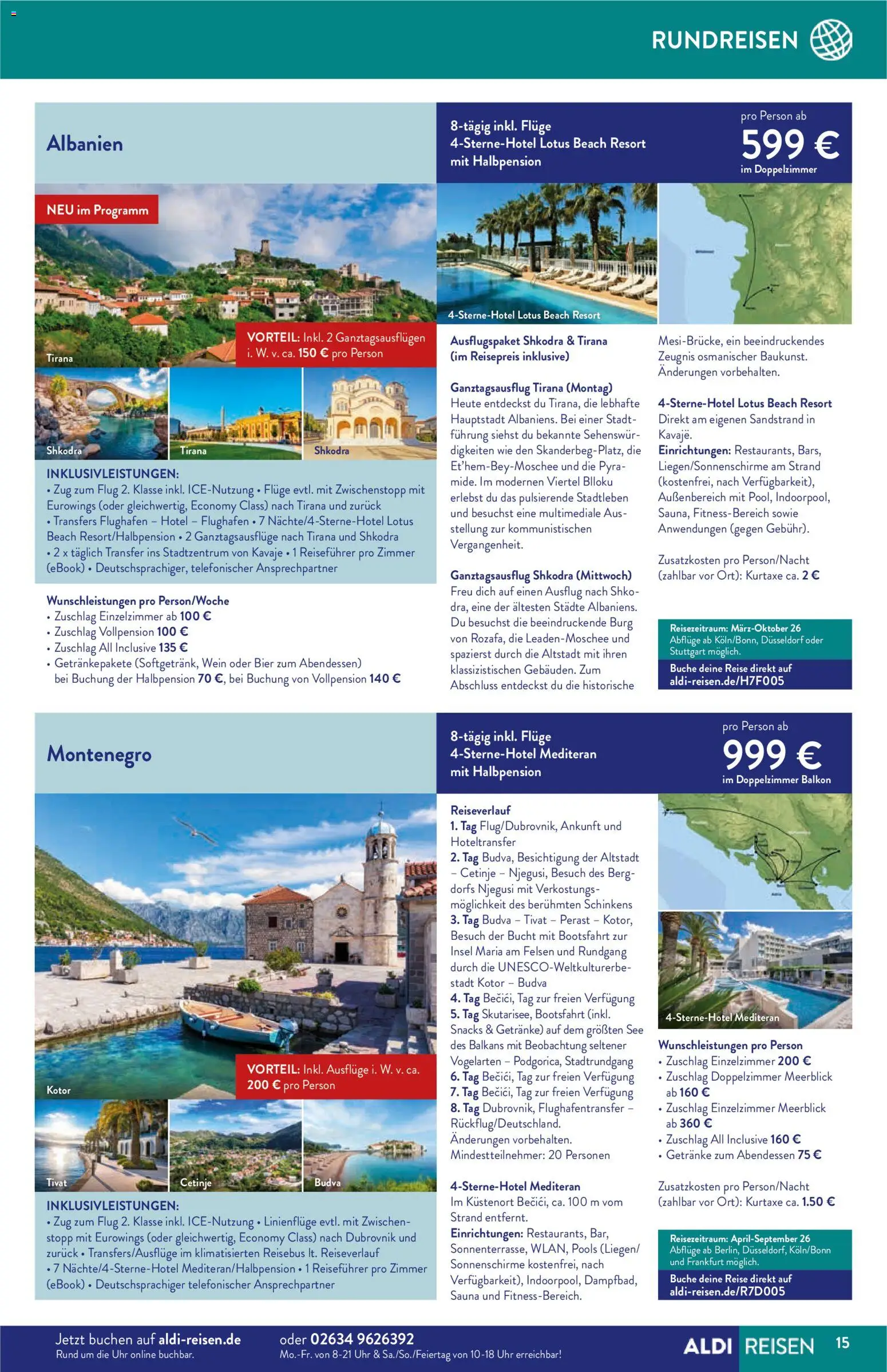 Aldi Reisen Prospekt 	 – gültig ab 01.12.2025 | Seite: 15