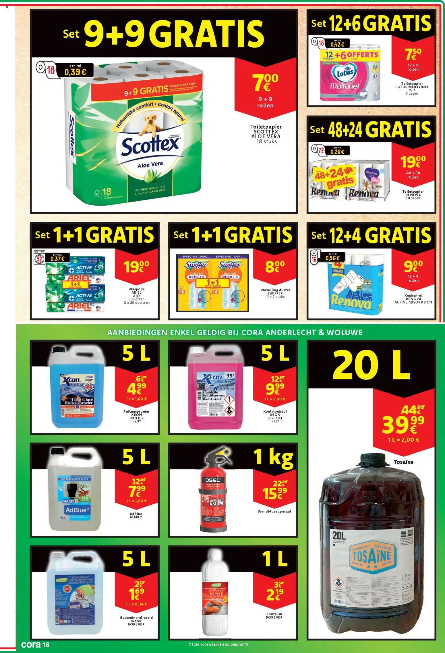 {H1} | Pagina: 16 | Producten: Toiletpapier, Bal