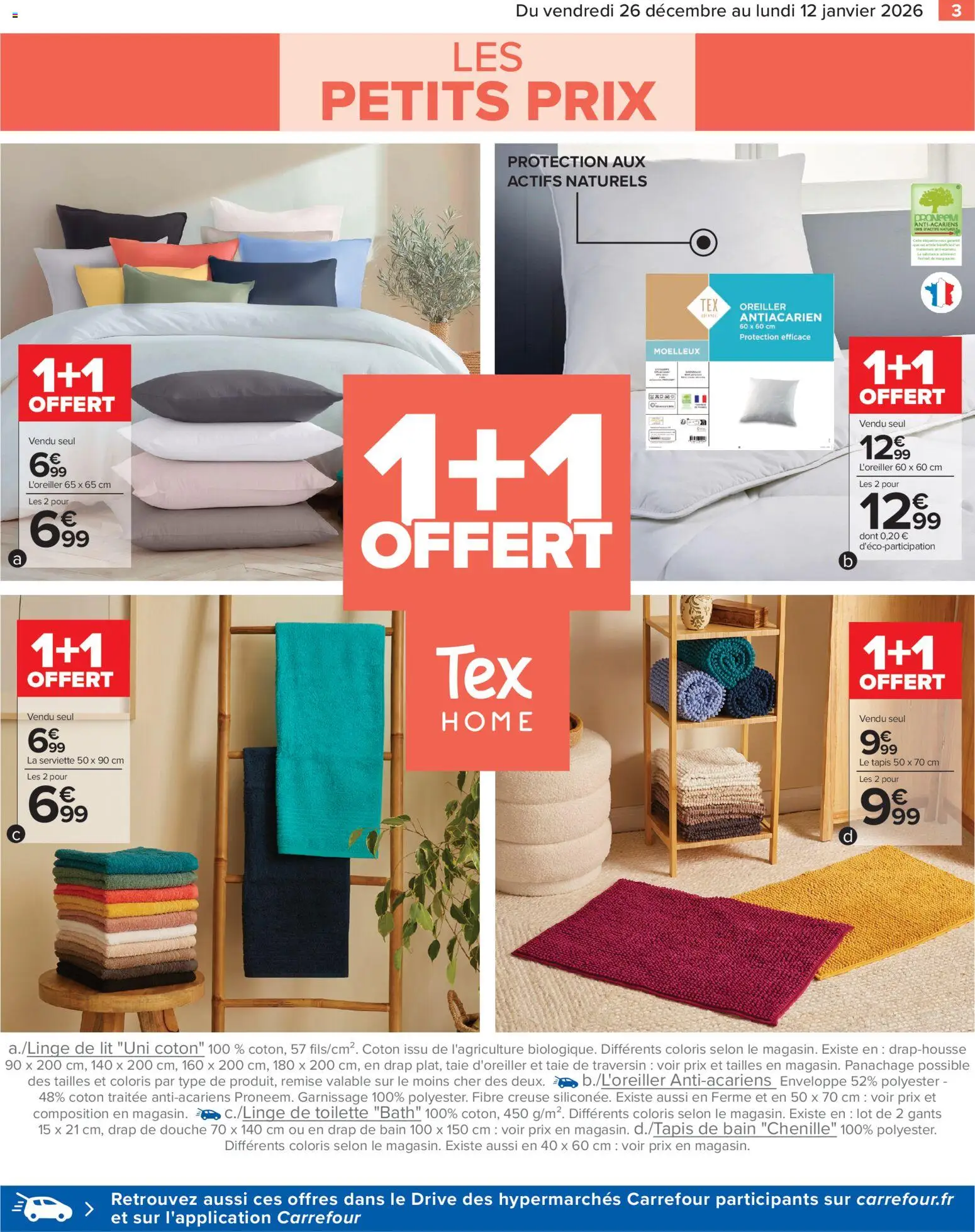 {H1} | Page: 5 | Produits: Taie d'oreiller, Coton, Enveloppe, Gants