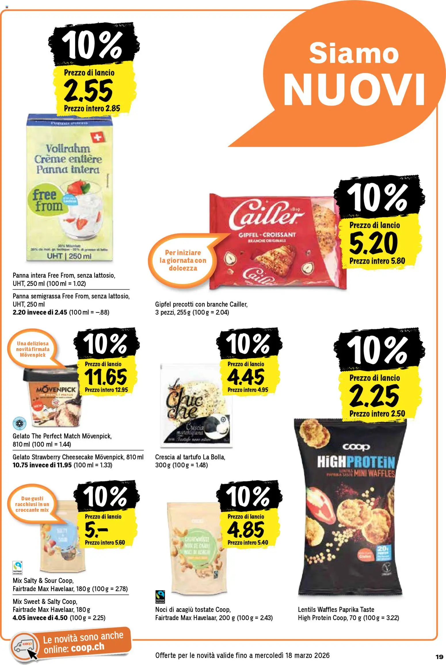 Coop aktionen IT – gültig ab 05.03.2026 | Seite: 19 | Produkte: Creme