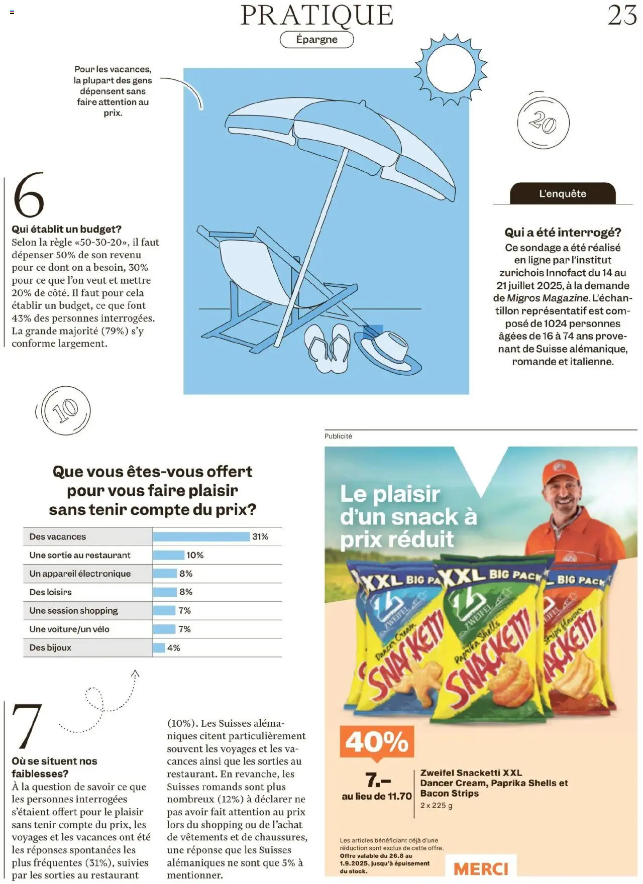 Migros - Magazin FR ab 25.08.2025 | Seite: 23