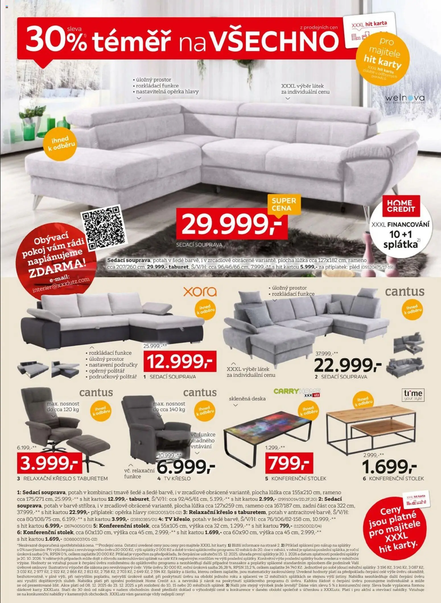 XXXLutz leták od 08.12.2025 | Strana: 7 | Produkty: Tv, Polštář, Křeslo, Karty
