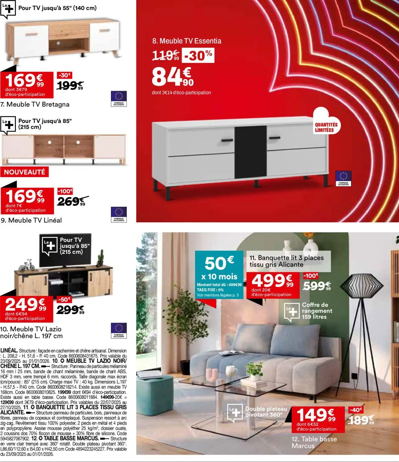  | Page: 19 | Produits: Plateau, Lit, Table basse, Table