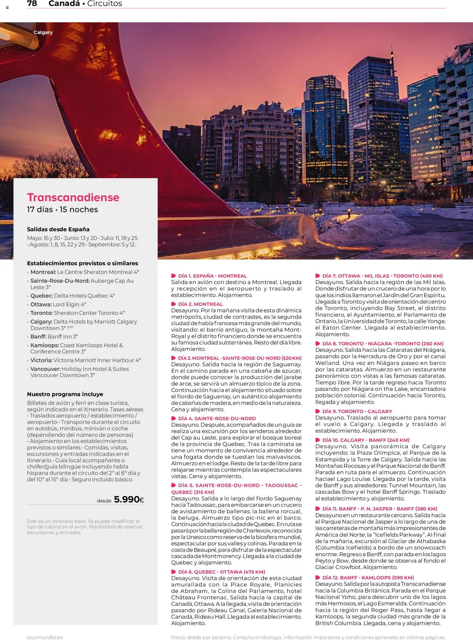 Viajes El Corte Inglés Norteamérica y Caribe │ válido desde el 01.01.2026 | Página: 78