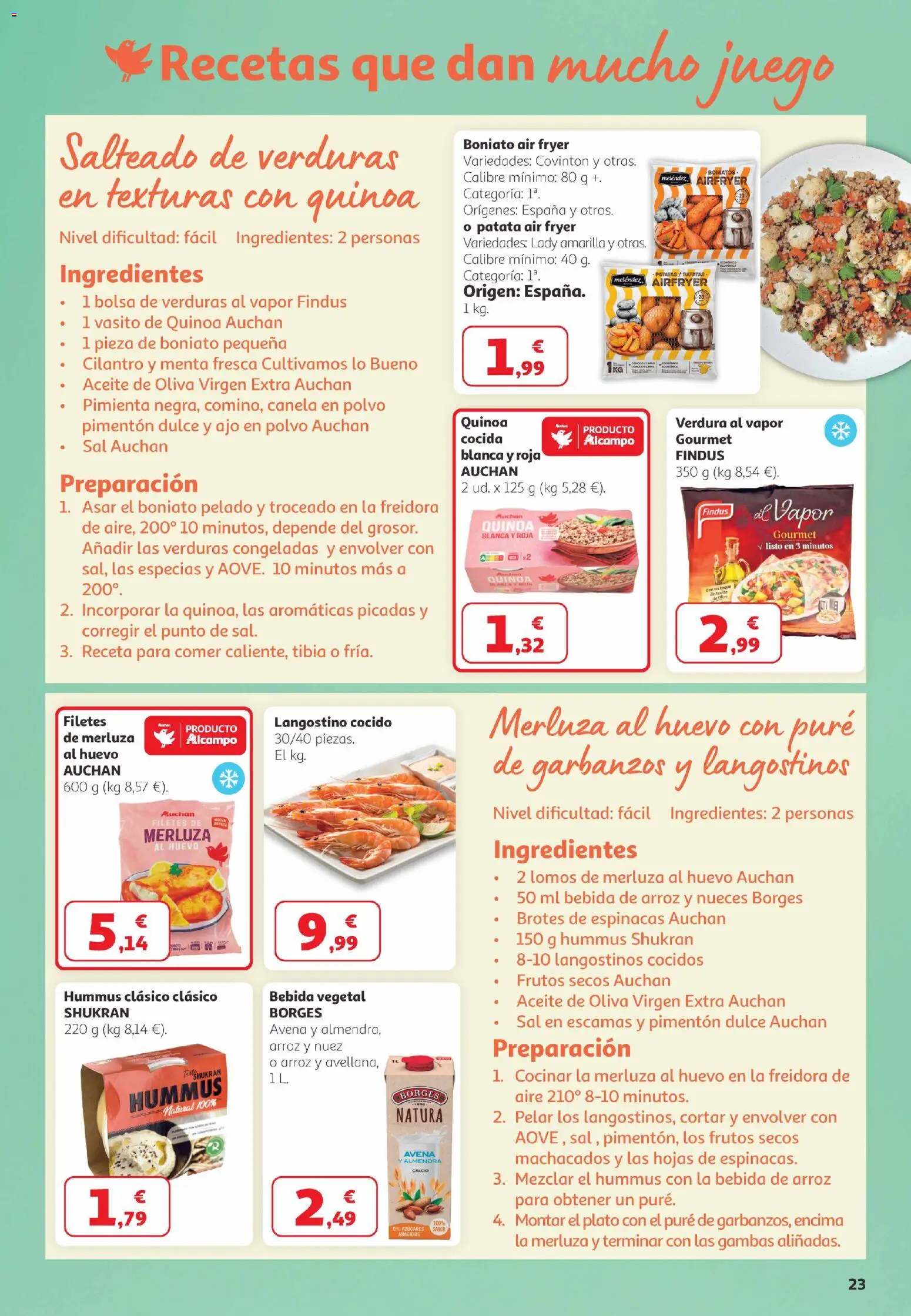 Alcampo -  Canarias │ válido desde el 26.02.2026 | Página: 23 | Productos: Polvo, Aceite, Bolsa, Langostino