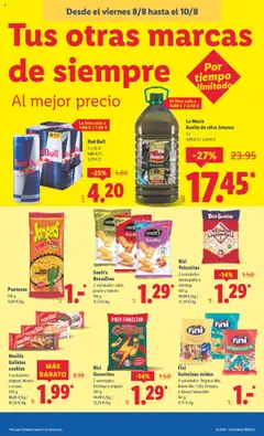 Lidl catálogo de bazar VAL │ válido desde el 04.08.2025 | Página: 49 | Productos: Jamón, Golosinas, Galletas, Aceite de oliva