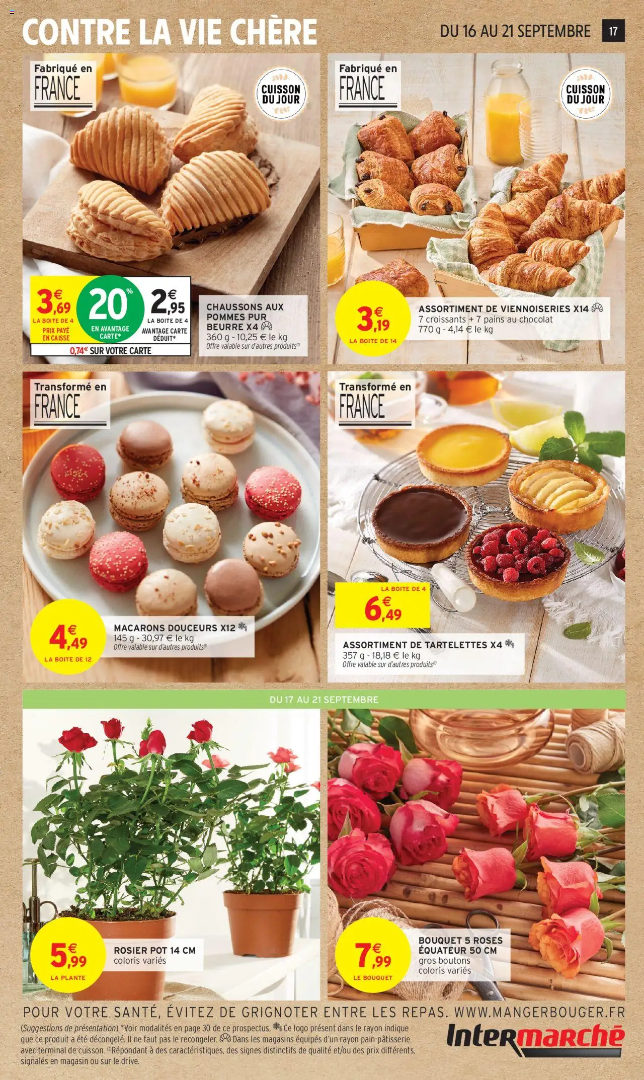  | Page: 17 | Produits: Viennoiseries, Chocolat, Pommes, Chaussons