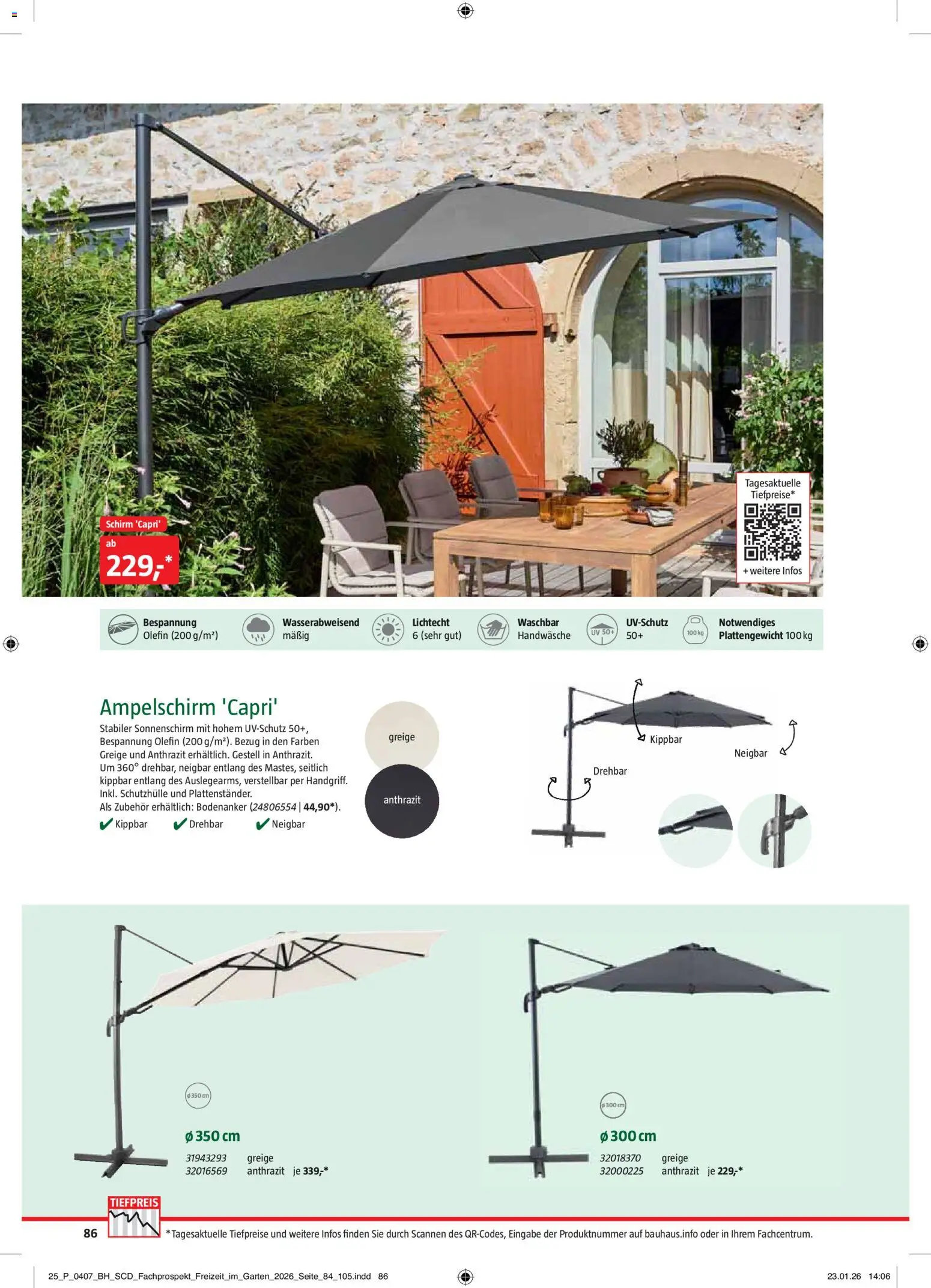 Bauhaus Freizeit im Garten gültig ab 01.05.2026 | Seite: 86