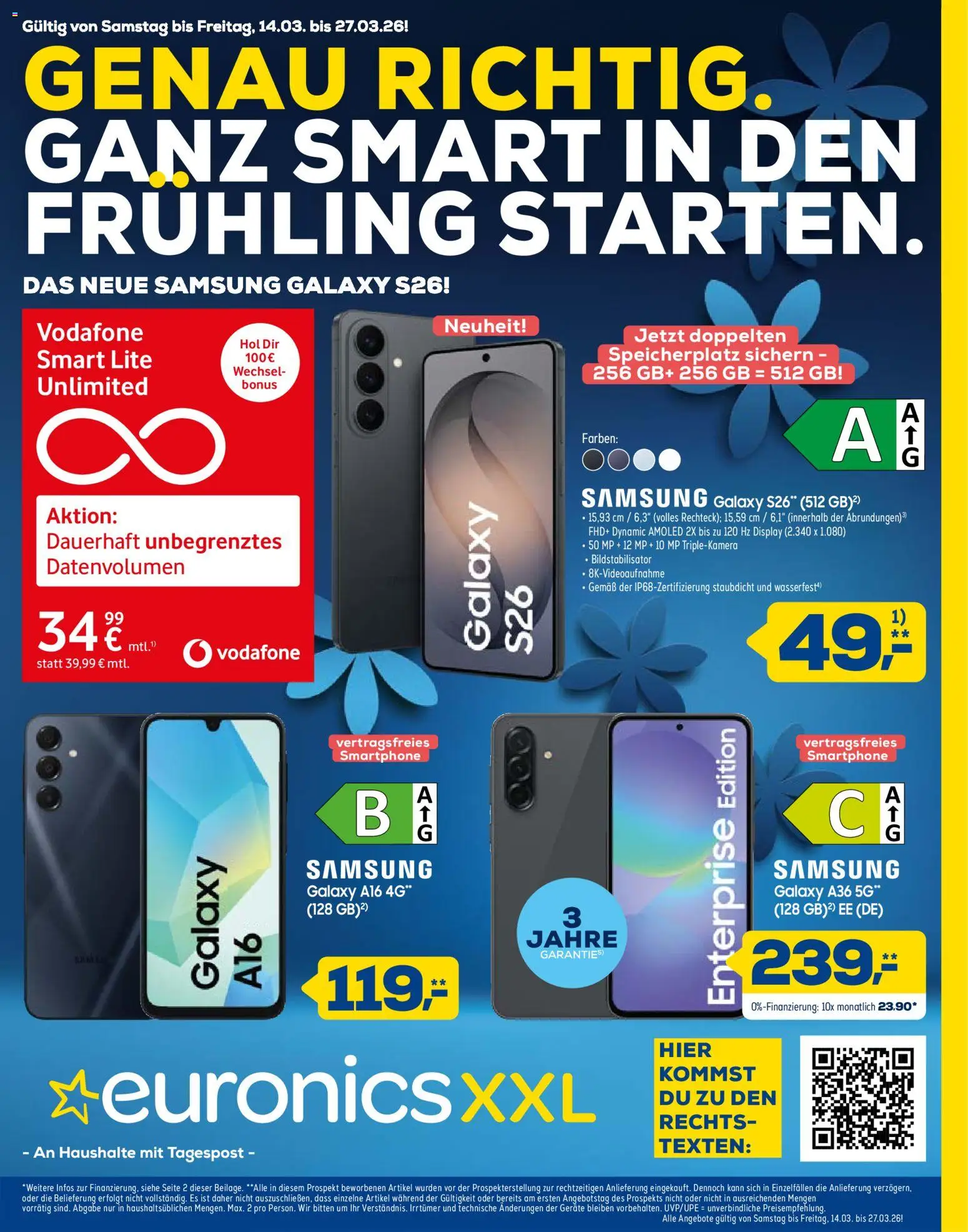 Euronics Prospekt 	 – gültig ab 14.03.2026 | Seite: 1