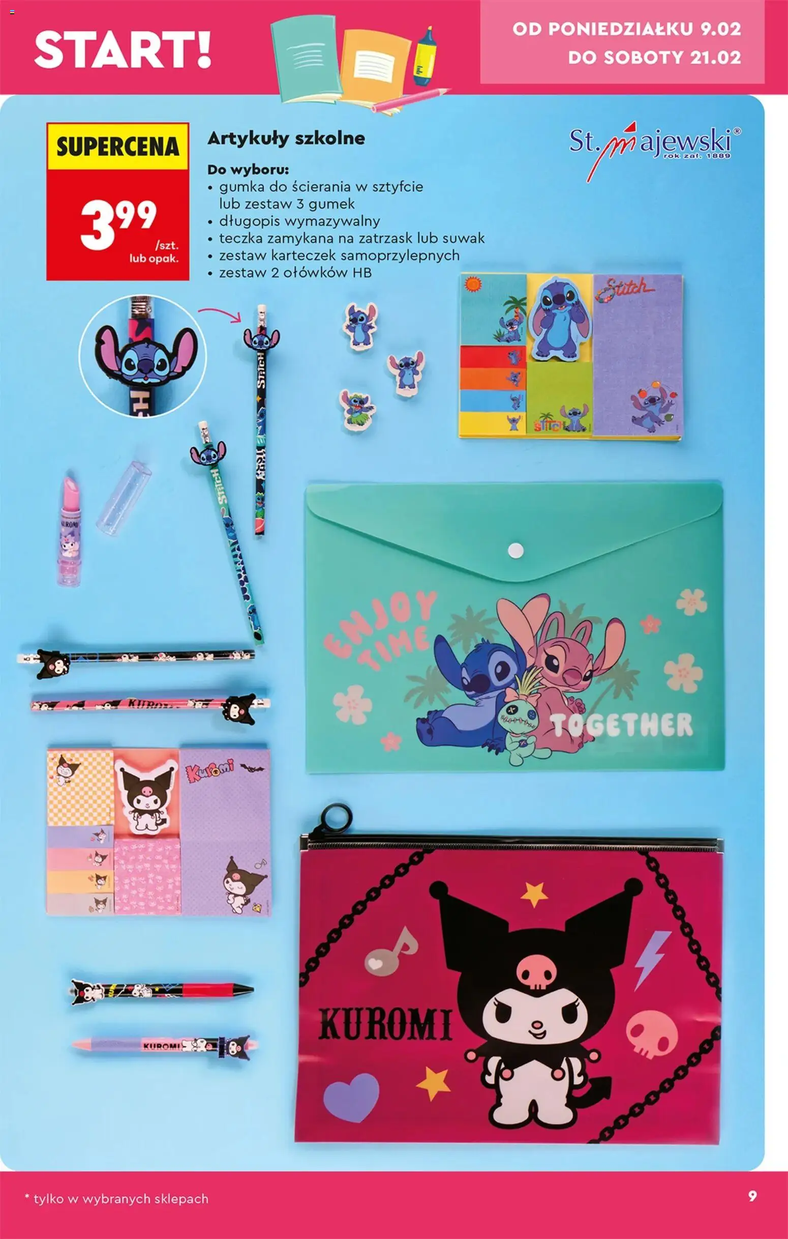 Biedronka Polsko leták - Hity i inspiracje od 07.02.2026 | Strana: 11 | Produkty: Stitch