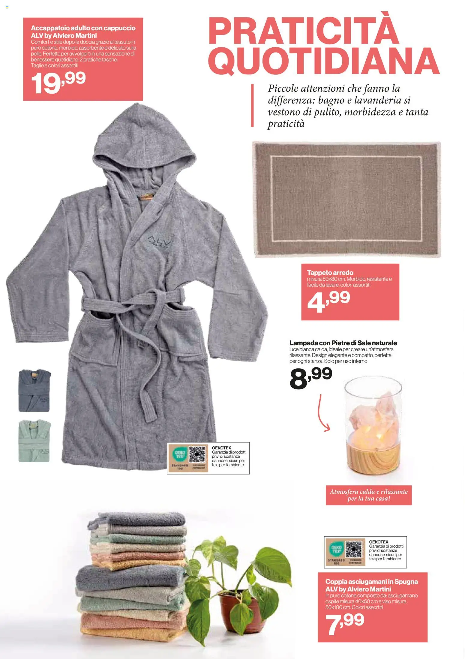 Volantino IN's del 14.01.2026 | Pagina: 18 | Prodotti: Tè, Accappatoio, Sale, Tappeto