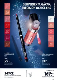 2-PACK: Ultimate Lip Liner + Hydrating Shine läppglans, Ultimate Lip Liner + Hydrating Shine läppglans - Förhandsvisning av reklamblad från butik Oriflame aktuell från 29.10.2025 | Sida: 139