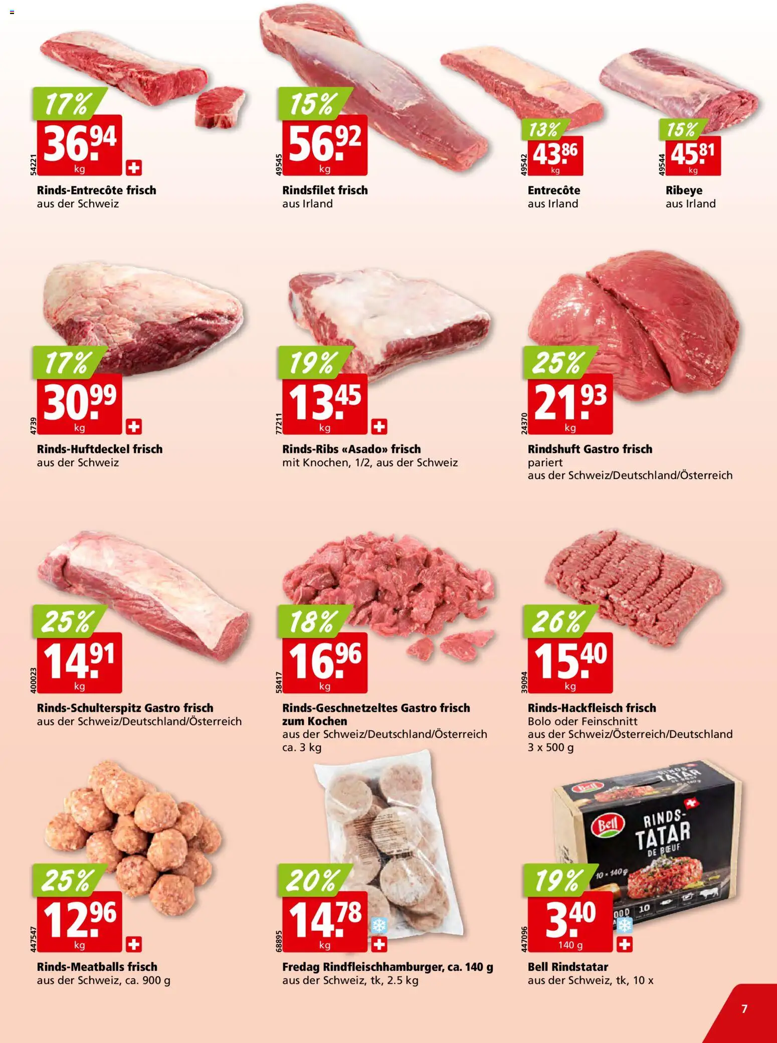 Aligro Aktionen Schlieren, Gossau SG, Frauenfeld, Rapperswil-Jona, Sargans, Bern, Brüttisellen, Pratteln, Emmen, Spreitenbach – gültig ab 03.11.2025 | Seite: 7