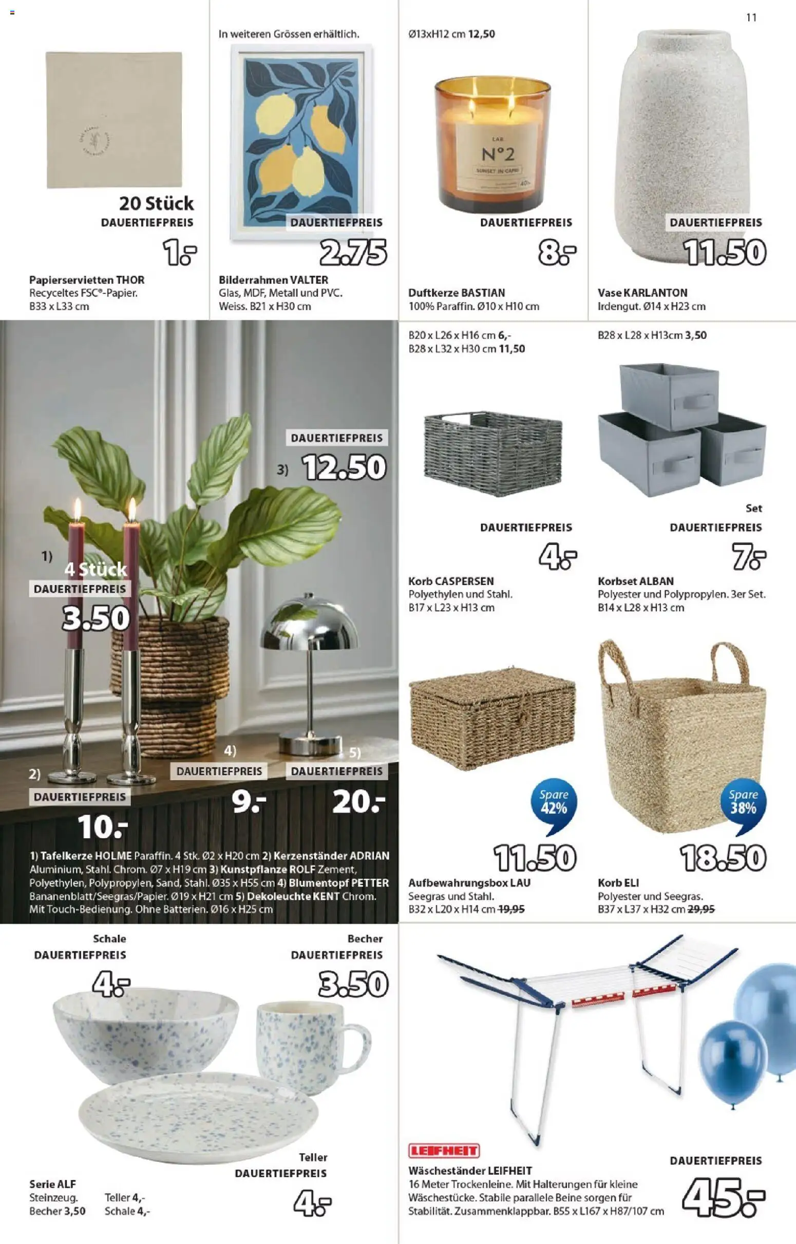 JYSK aktionen – gültig ab 14.04.2026 | Seite: 11 | Produkte: Korb, Blumentopf, Vase