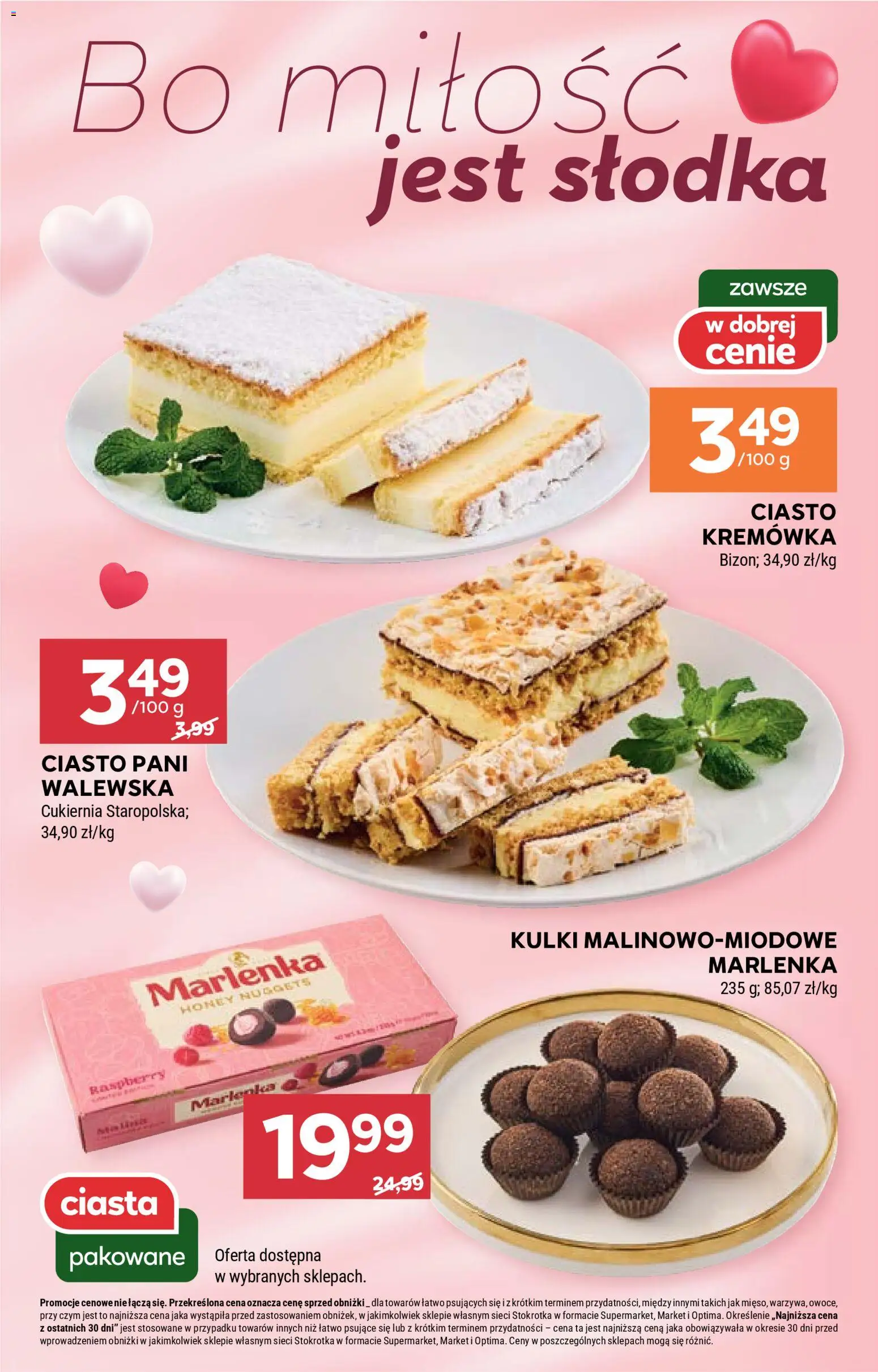Stokrotka Gazetka od 12.02.2026 | Strona: 10 | Produkty: Stokrotka, Ciasto, Nuggets