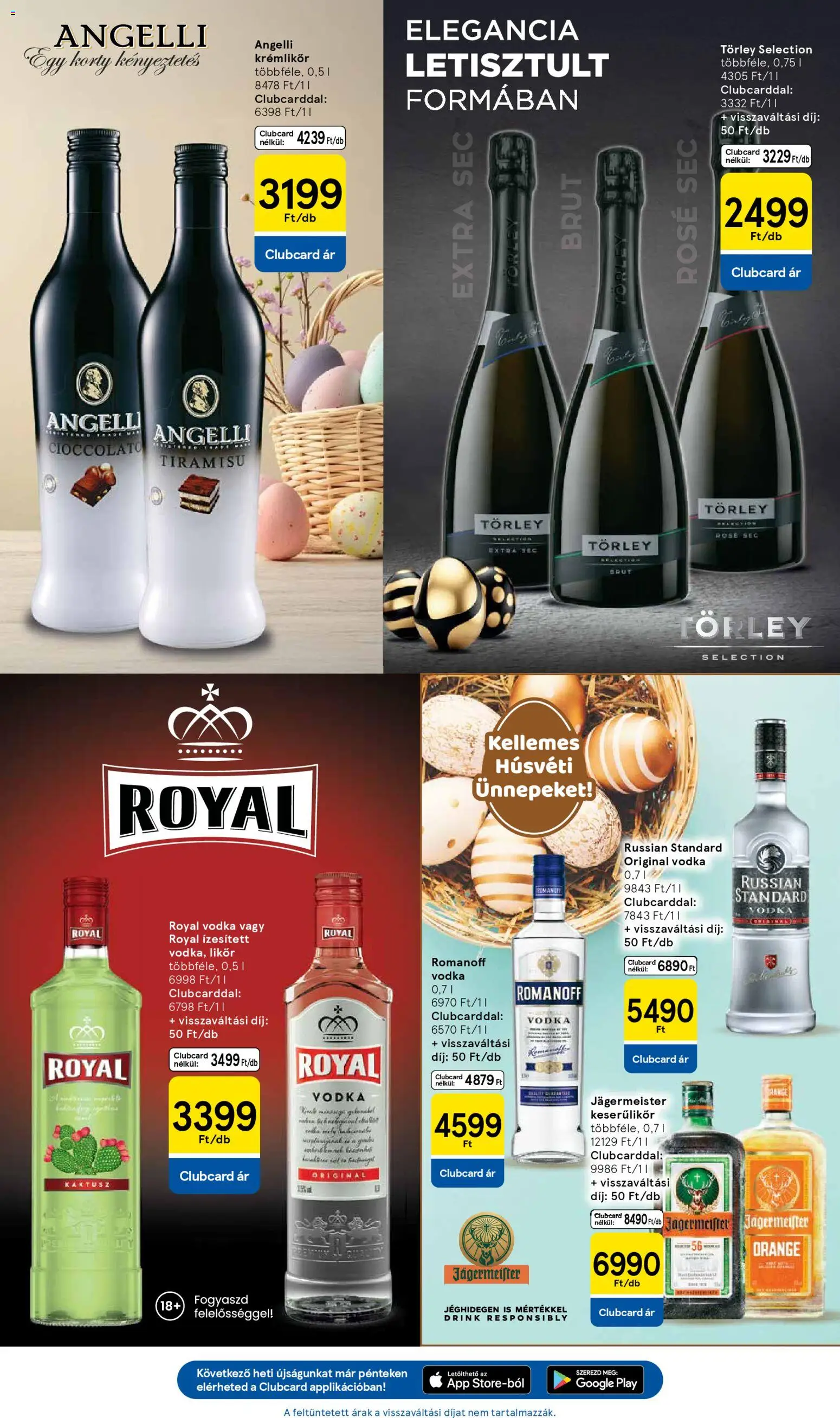 Tesco akciós ujság - amely érvényes a következő dátumtól: 31.03.2026 | Oldal: 31 | Termékek: Jägermeister, Tiramisu, Krémlikőr, Vodka