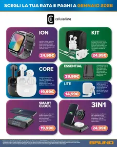 Volantino BRUNO del 12.09.2025 | Pagina: 7 | Prodotti: Auricolari, Sveglia, USB, Comodino