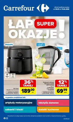 Pogląd oferty "Carrefour gazetka - Łap super okazje" - ważna od 30.03.2026