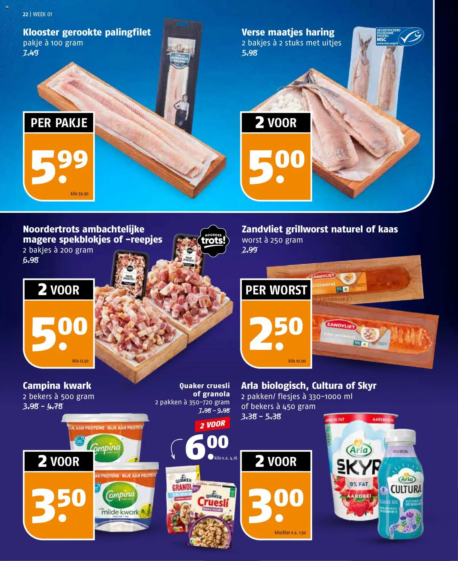 {H1} | Pagina: 22 | Producten: Kaas, Kwark, Worst, Aardbei