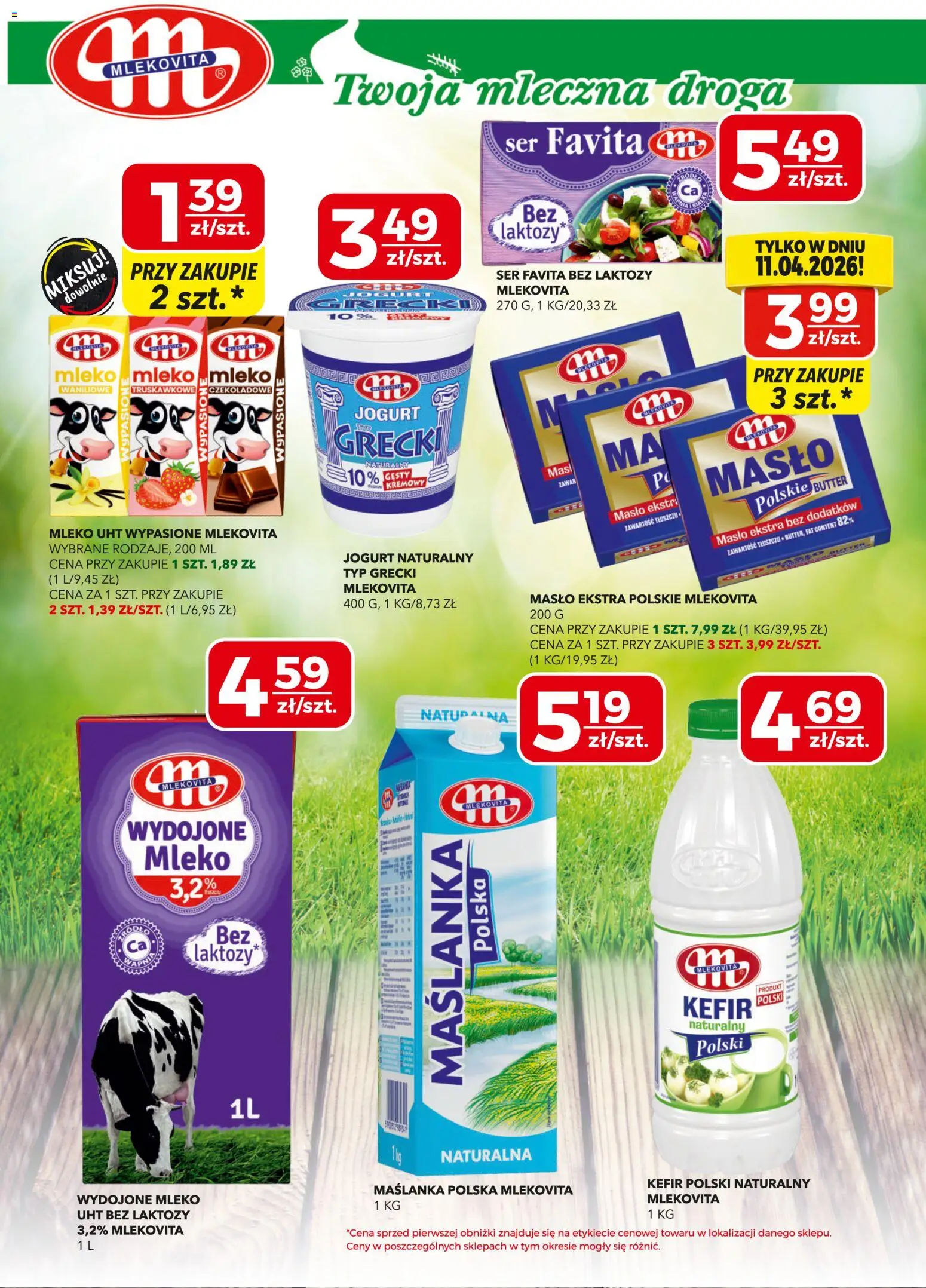 Top Market gazetka od 09.04.2026 | Strona: 3 | Produkty: Bez laktozy, Maślanka, Masło, Ser